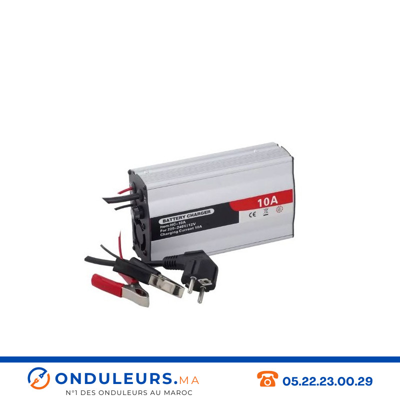 Chargeur de batterie 12V 10A 061-2010 Casablanca Maroc