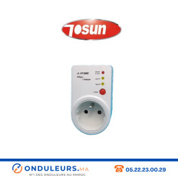 Prise protégée surtensions Tosun 1 prise Ts-vp-3000 Casablanca Maroc