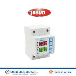 Relais surtensions min max Volt AMP TSN 1P+N 80A Casablanca Maroc