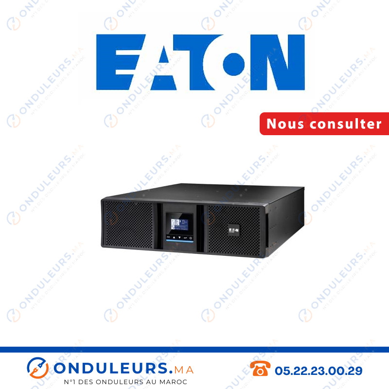 Onduleur EATON 9SX 5kVA 5000VA 5000W RT 3U G2 9SX5KIRT3UG2 Casablanca Maroc